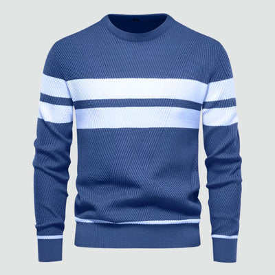 Rian - Stylish Patchwork Knit Pullover
