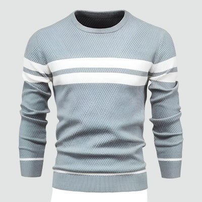 Rian - Stylish Patchwork Knit Pullover