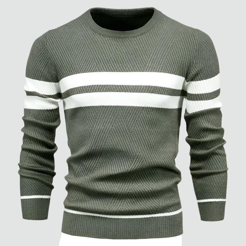 Rian - Stylish Patchwork Knit Pullover