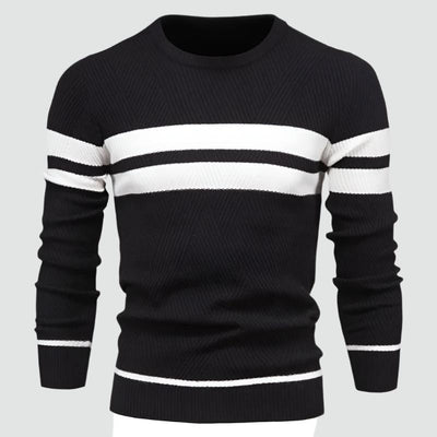 Rian - Stylish Patchwork Knit Pullover