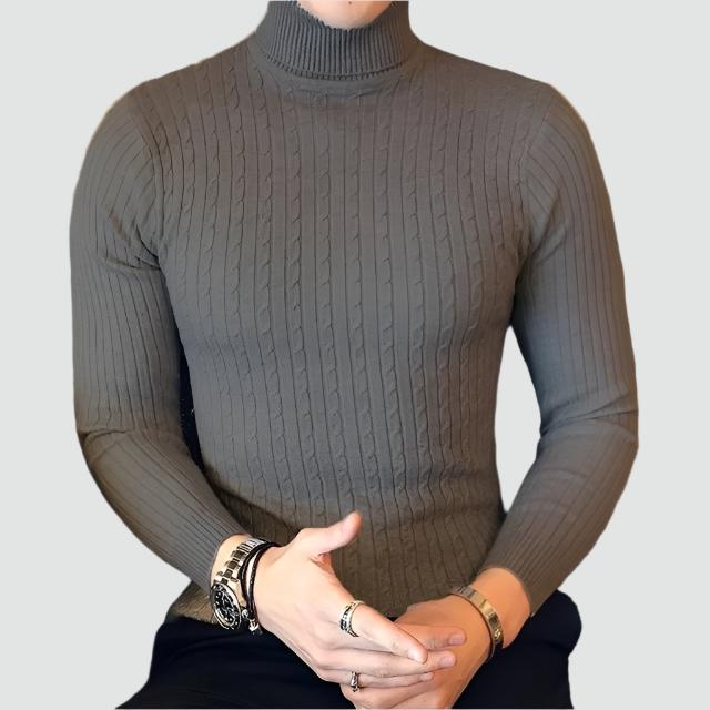 Bryan - Slim-Fit Turtleneck Sweater