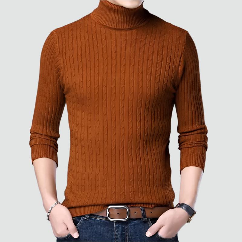 Bryan - Slim-Fit Turtleneck Sweater