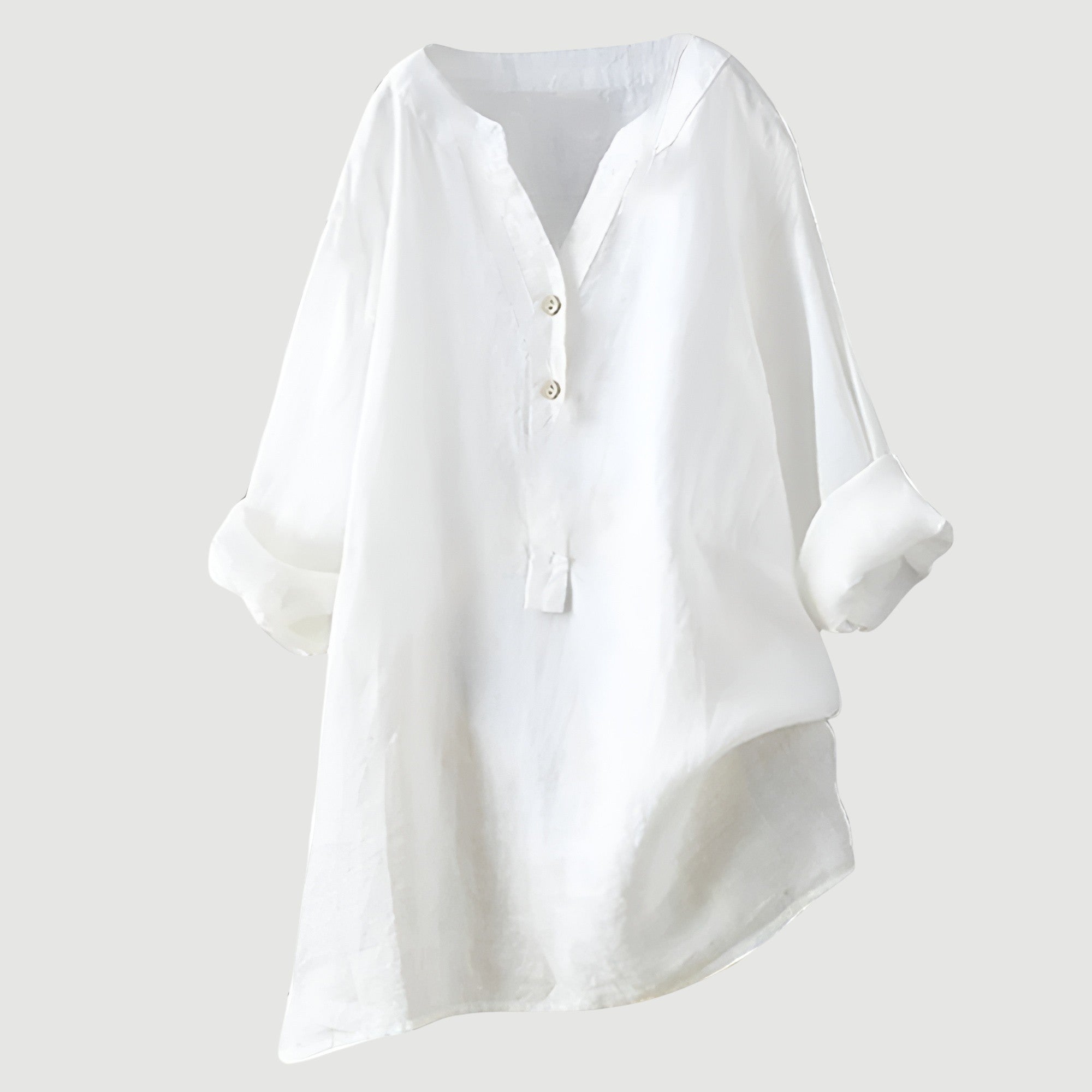 Freja – Airy and Comfortable Linen Shirt with Buttons