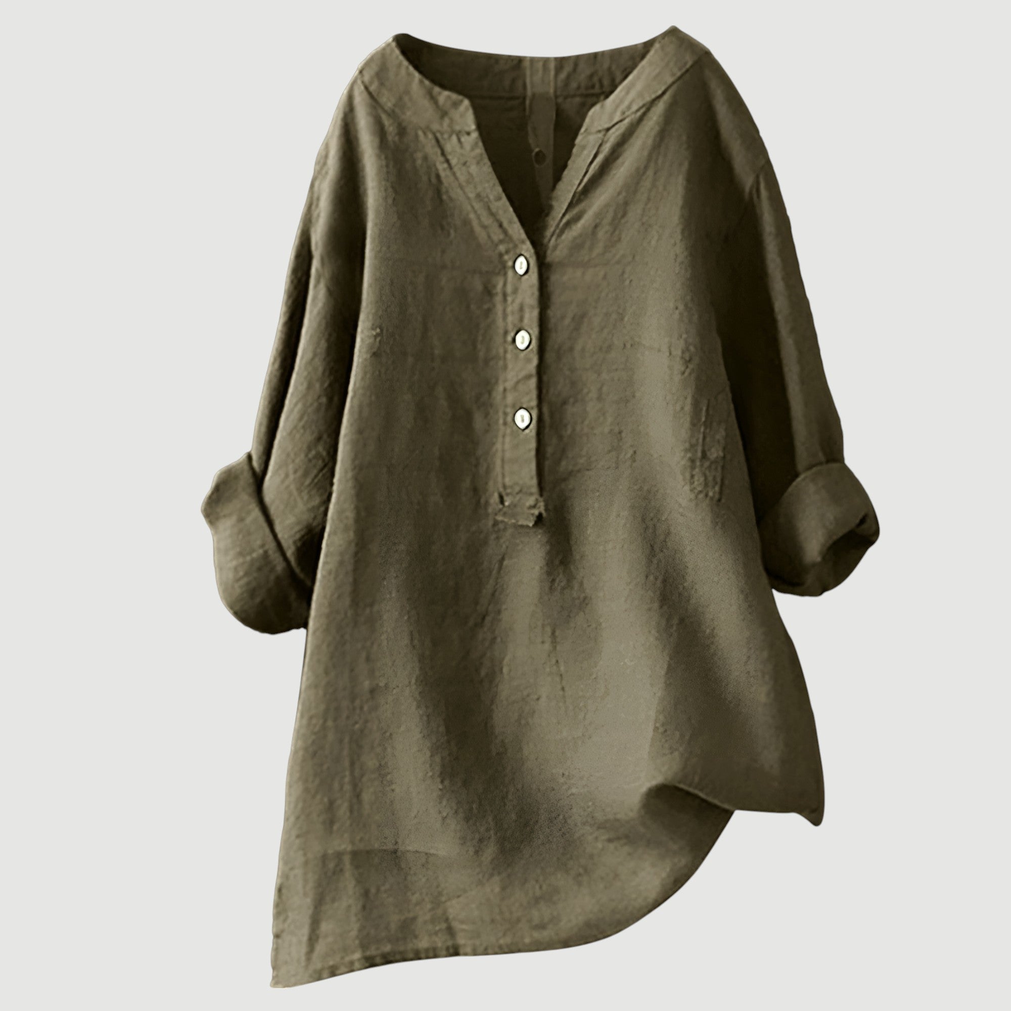 Freja – Airy and Comfortable Linen Shirt with Buttons