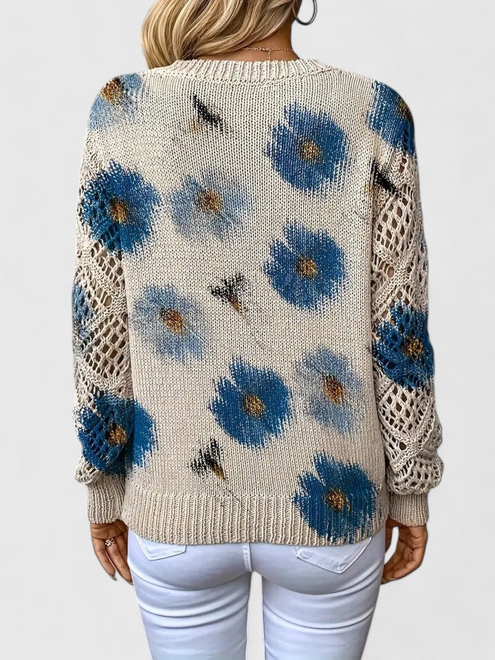 Aurélie | Timeless Floral Jumper