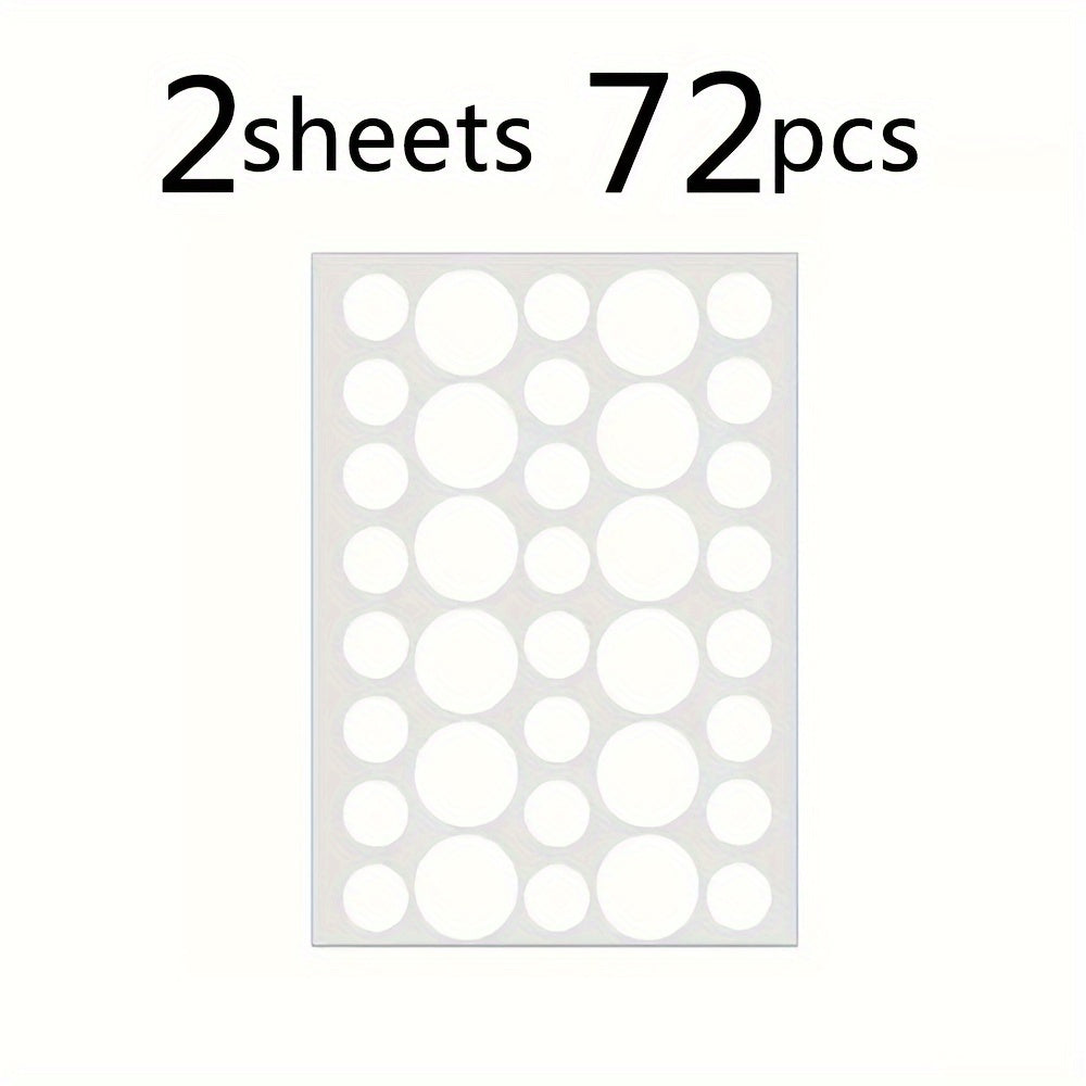 72/108/180 stuks Acne Patches - Zachte en niet-irriterende pleisters voor het bedekken van puistjes en onzuiverheden - Onzichtbare pleister voor gezichtsverzorging