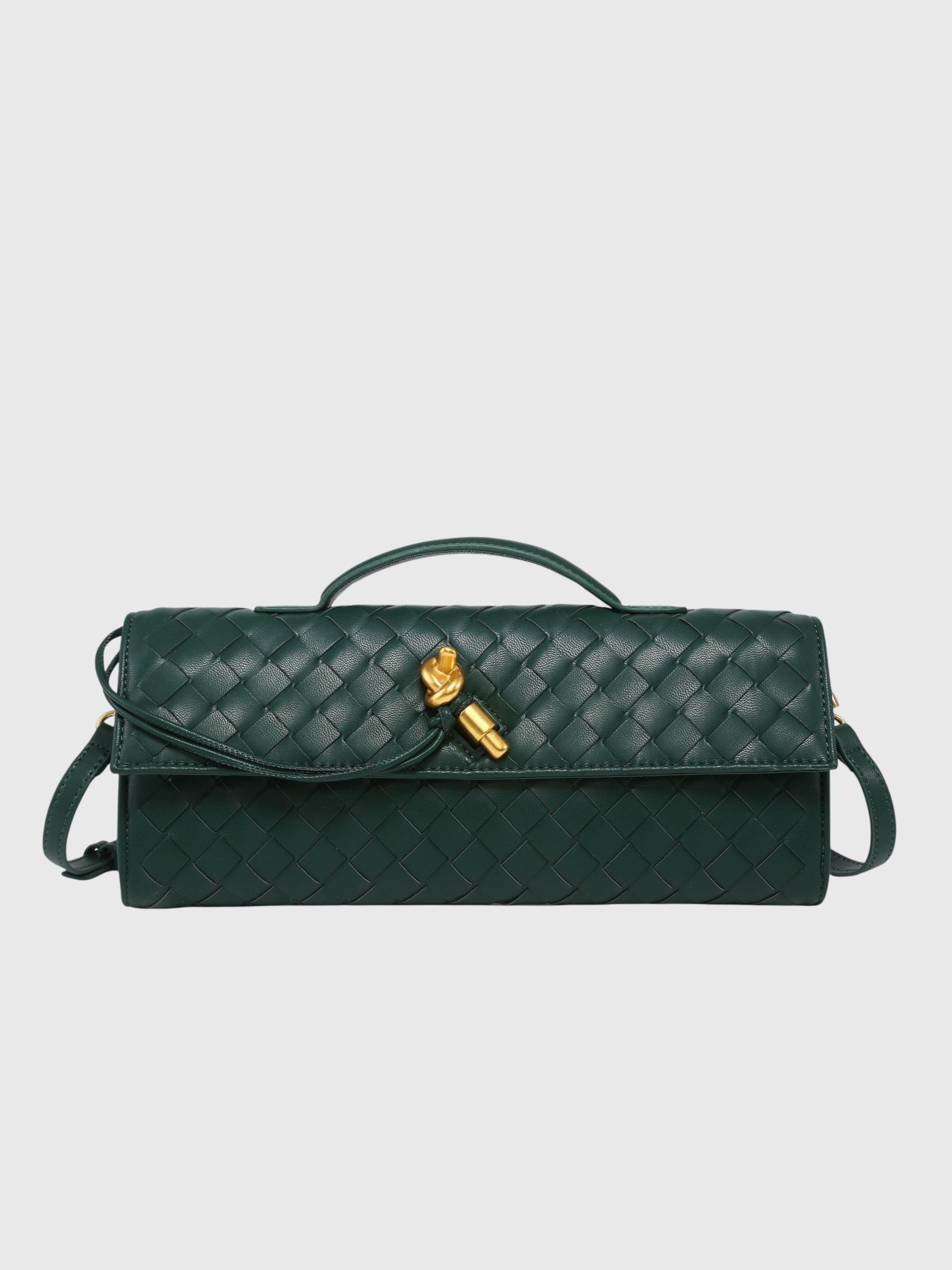Camila | Luxe Slim Woven Clutch