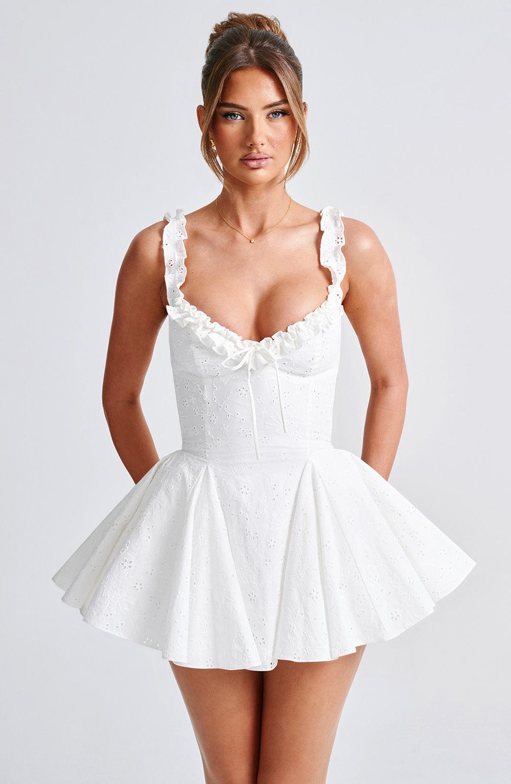 Marlowe & Co | Elva Playsuit - Ivory