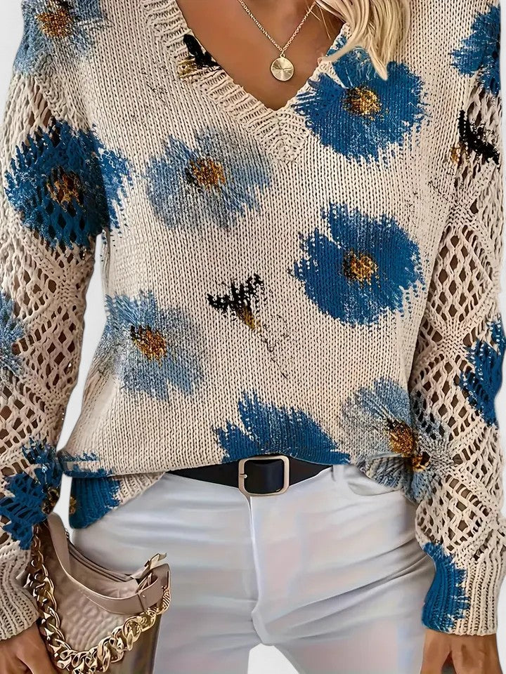 Aurélie | Timeless Floral Jumper