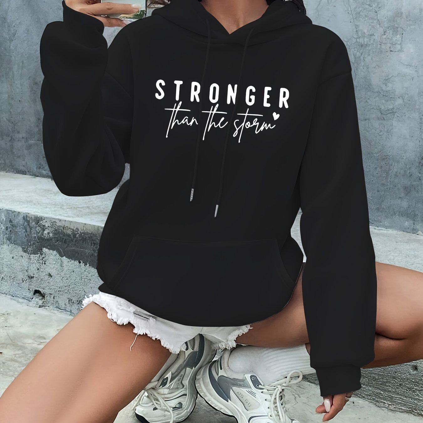 Elina™ | Stronger Hoodie with Message