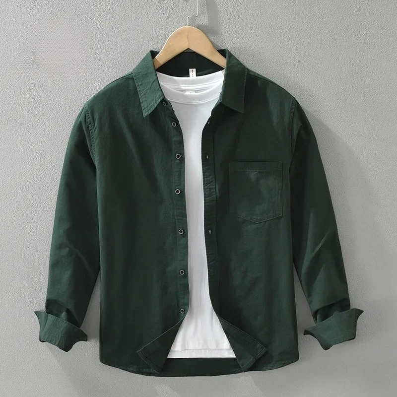 Classic Cotton Long-Sleeve Shirt