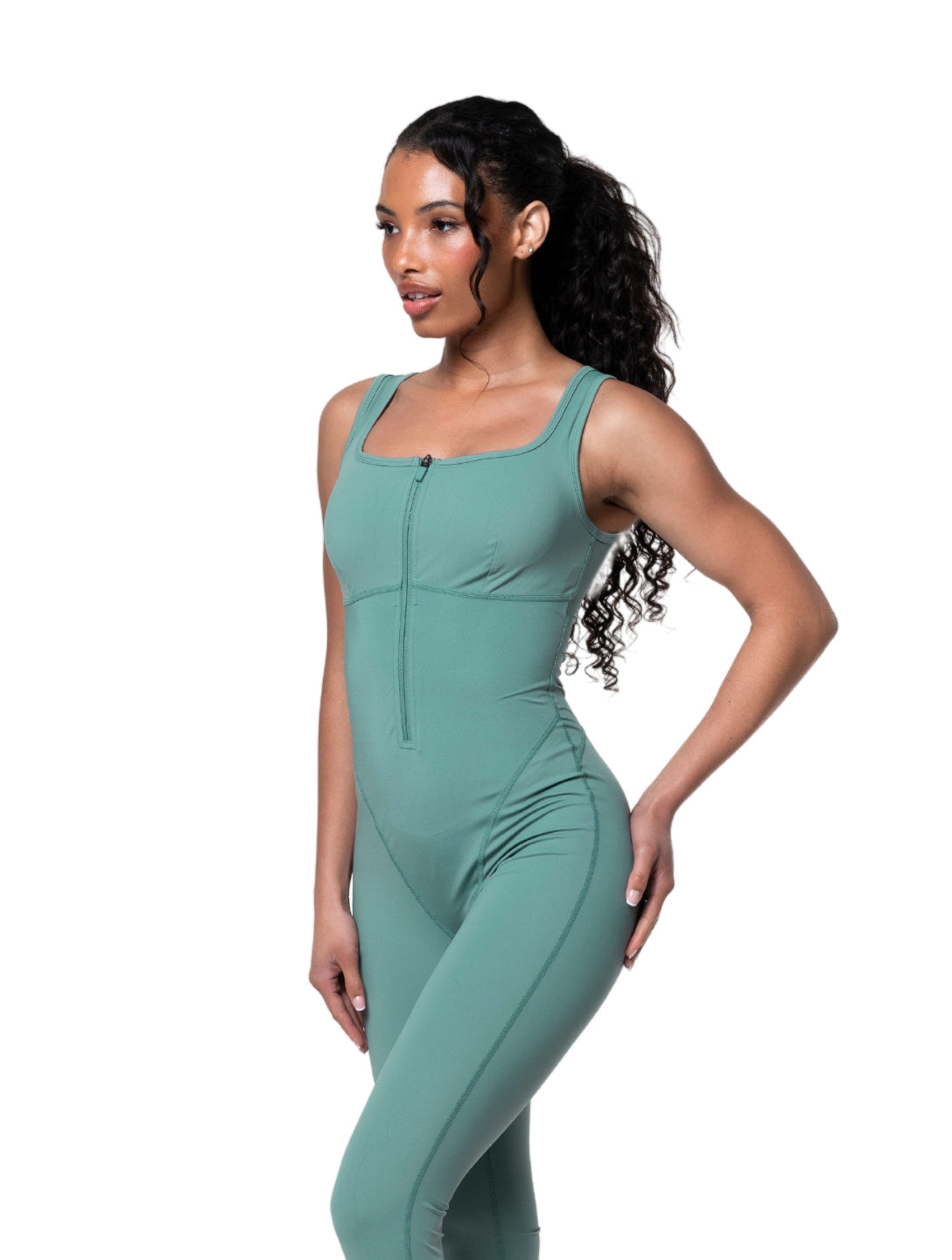Marlowe & Co | Front Zip Catsuit