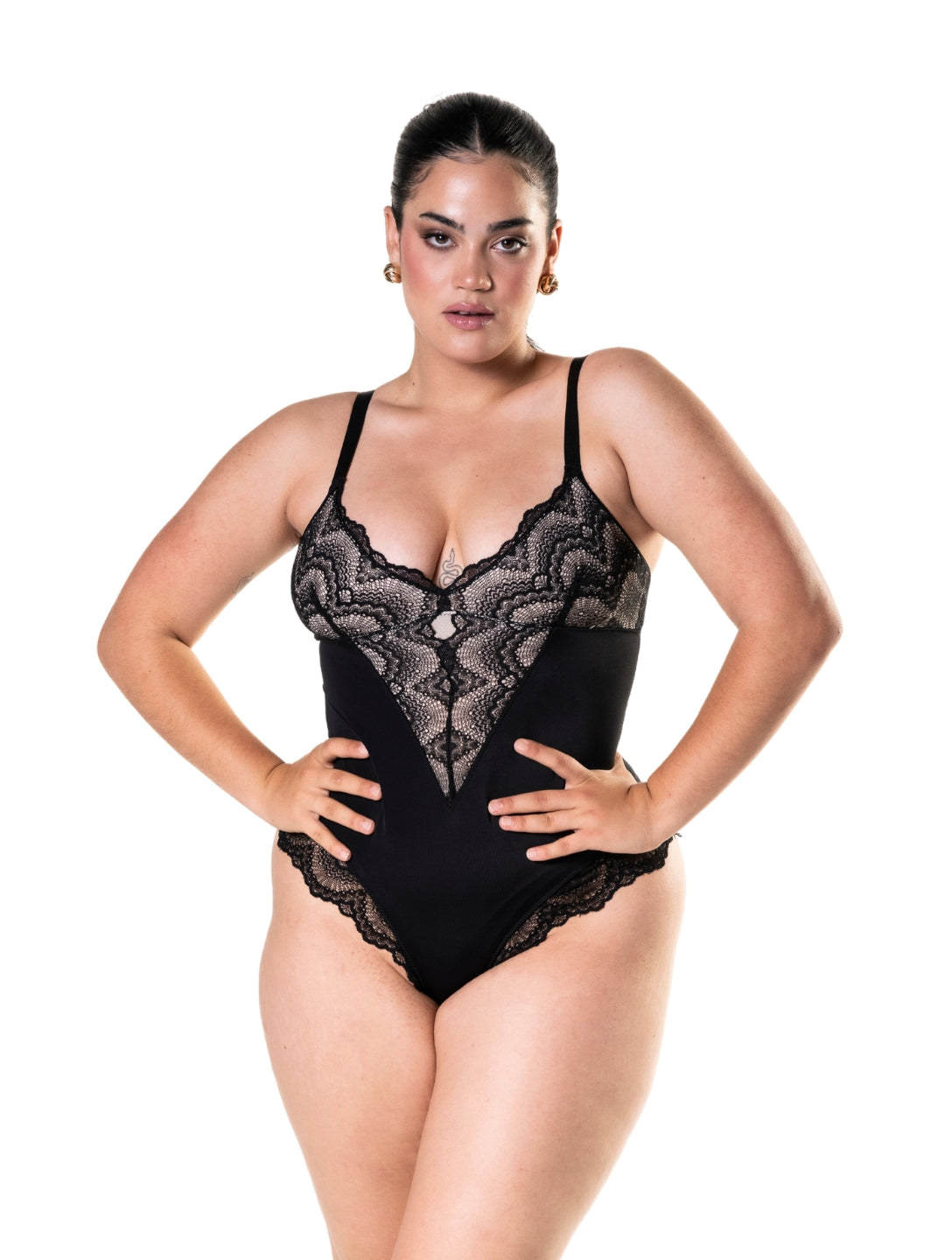 Marlowe & Co | Half Laced Bodysuit