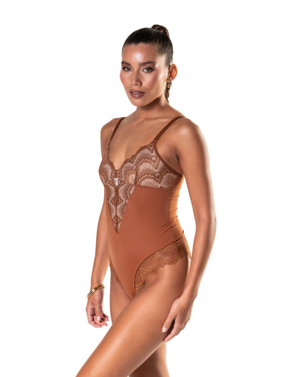 Marlowe & Co | Half Laced Bodysuit