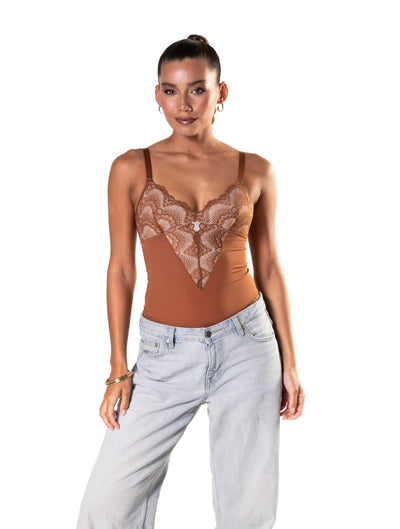 Marlowe & Co | Half Laced Bodysuit