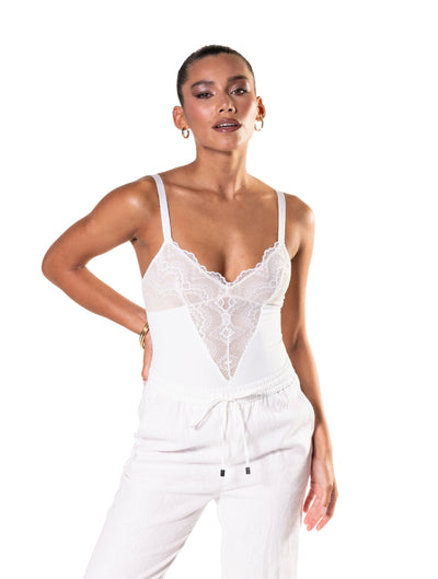 Marlowe & Co | Half Laced Bodysuit