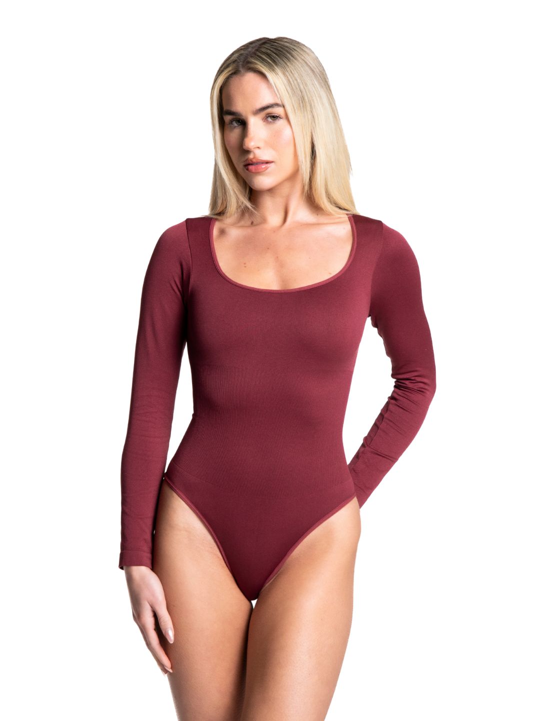 Marlowe & Co | Long Sleeve Thong Bodysuit