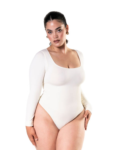 Marlowe & Co | Long Sleeve Thong Bodysuit