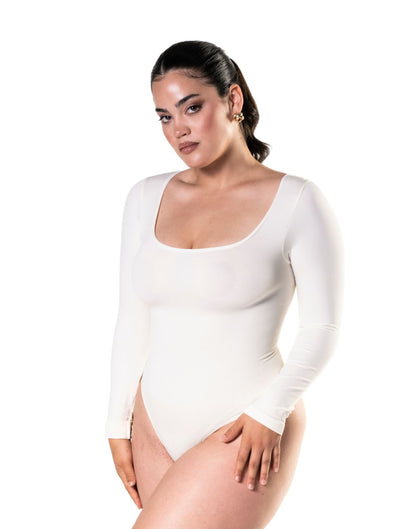 Marlowe & Co | Long Sleeve Thong Bodysuit