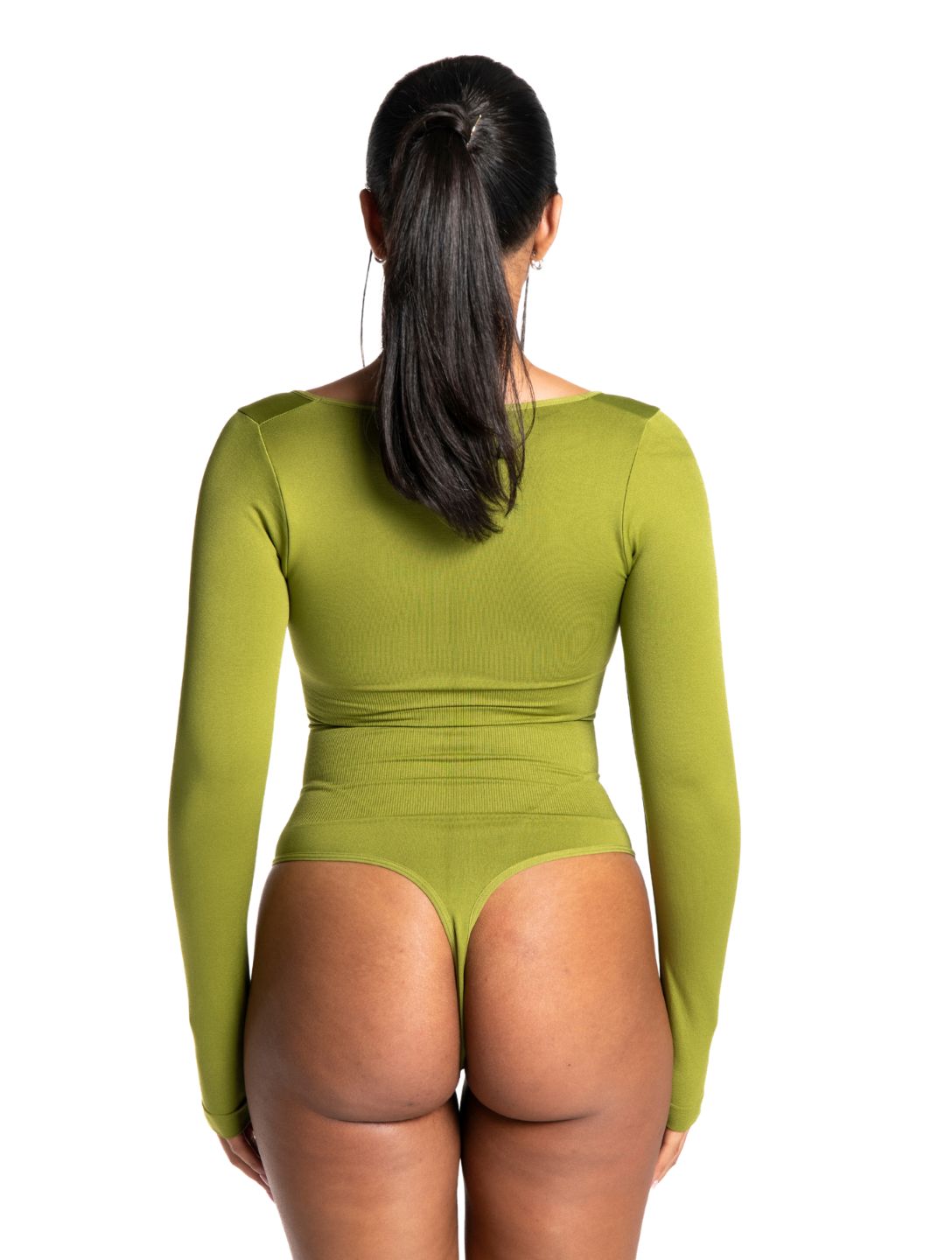 Marlowe & Co | Long Sleeve Thong Bodysuit