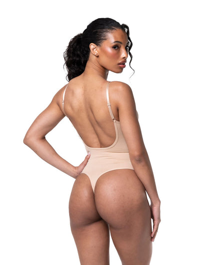 Marlowe & Co | Low Back Snatched Thong Bodysuit