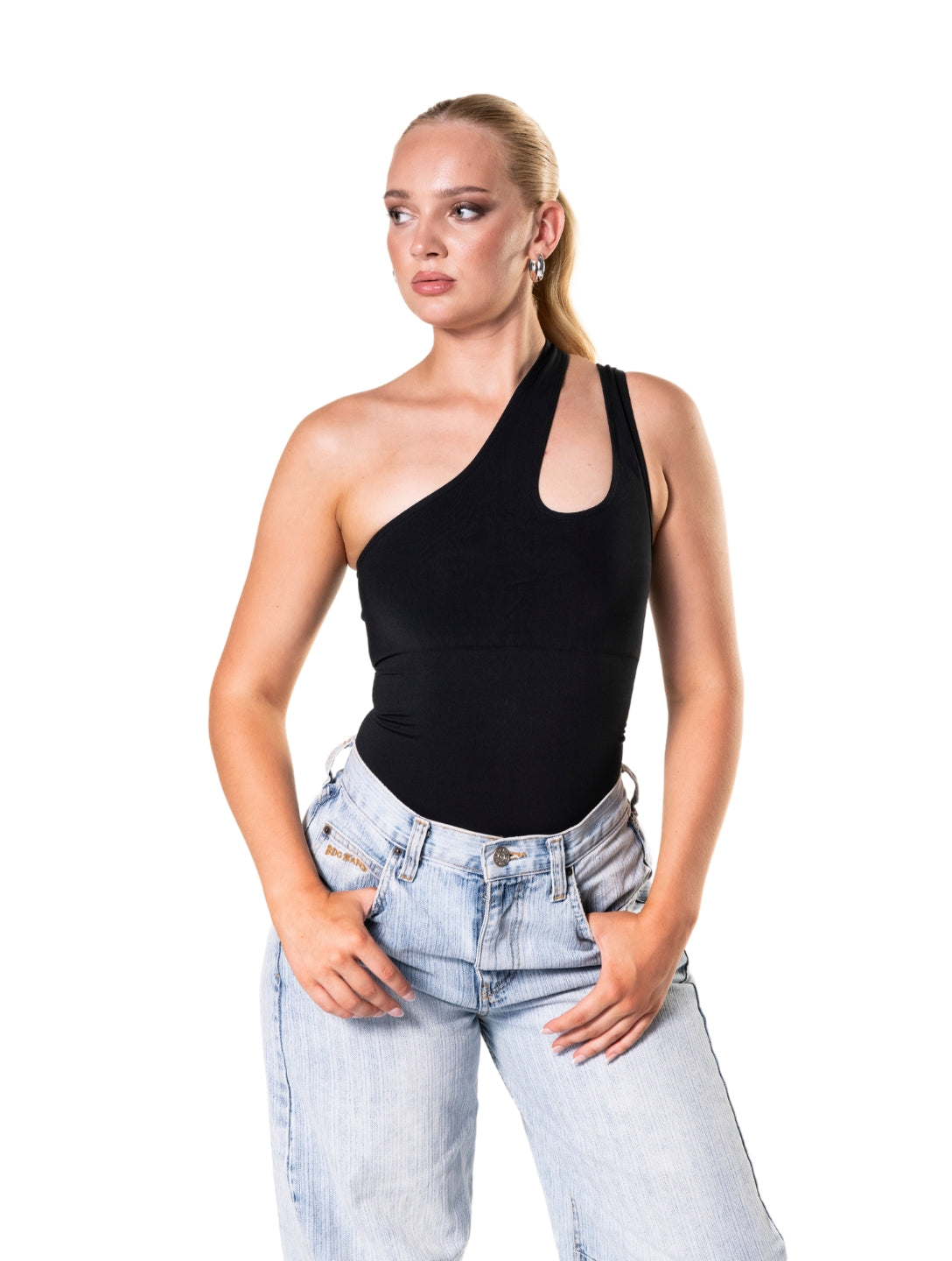 Marlowe & Co | One Shoulder Shapewear Bodysuit