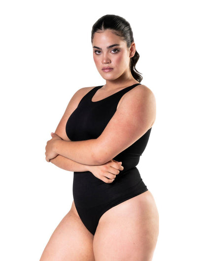 Marlowe & Co | Round Neck Thong Bodysuit
