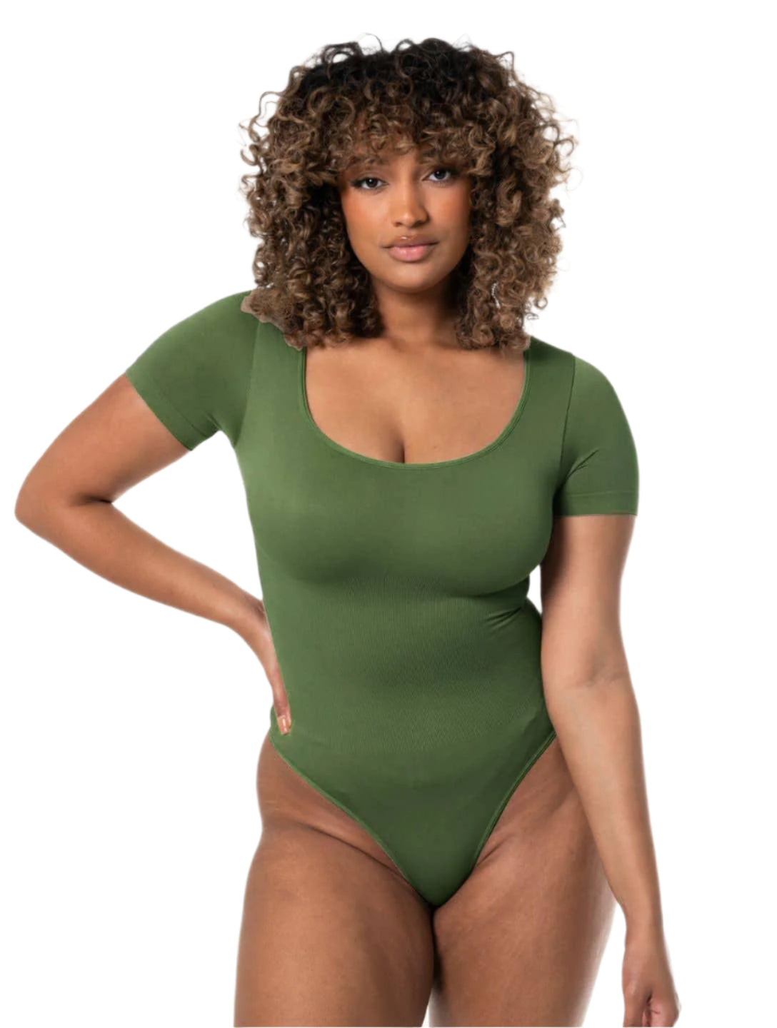 Marlowe & Co | Square Neck Thong Bodysuit