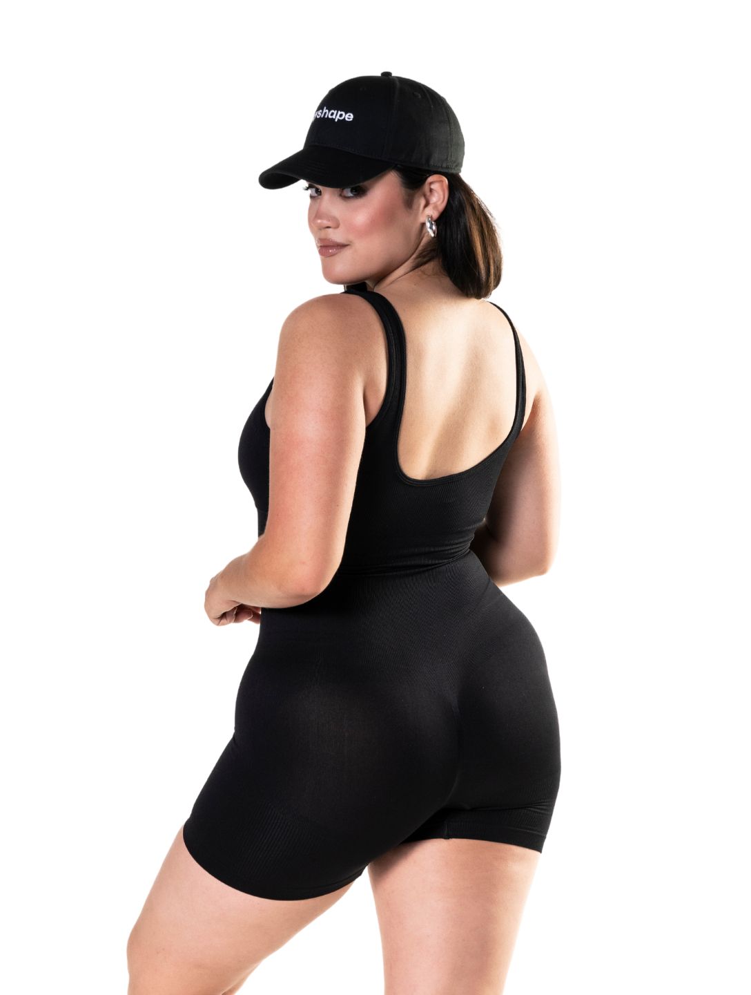 Marlowe & Co | Square Neck Shapewear Jumpsuit