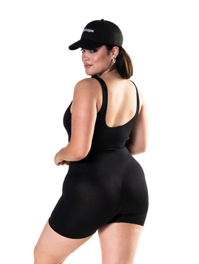 Marlowe & Co | Square Neck Shapewear Jumpsuit