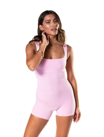 Marlowe & Co | Square Neck Shapewear Jumpsuit