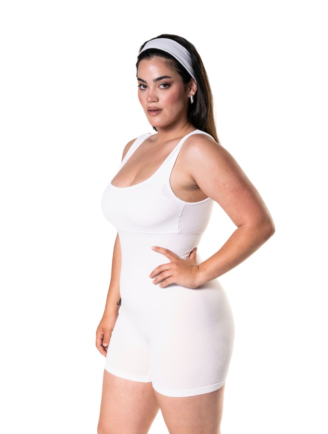 Marlowe & Co | Square Neck Shapewear Jumpsuit