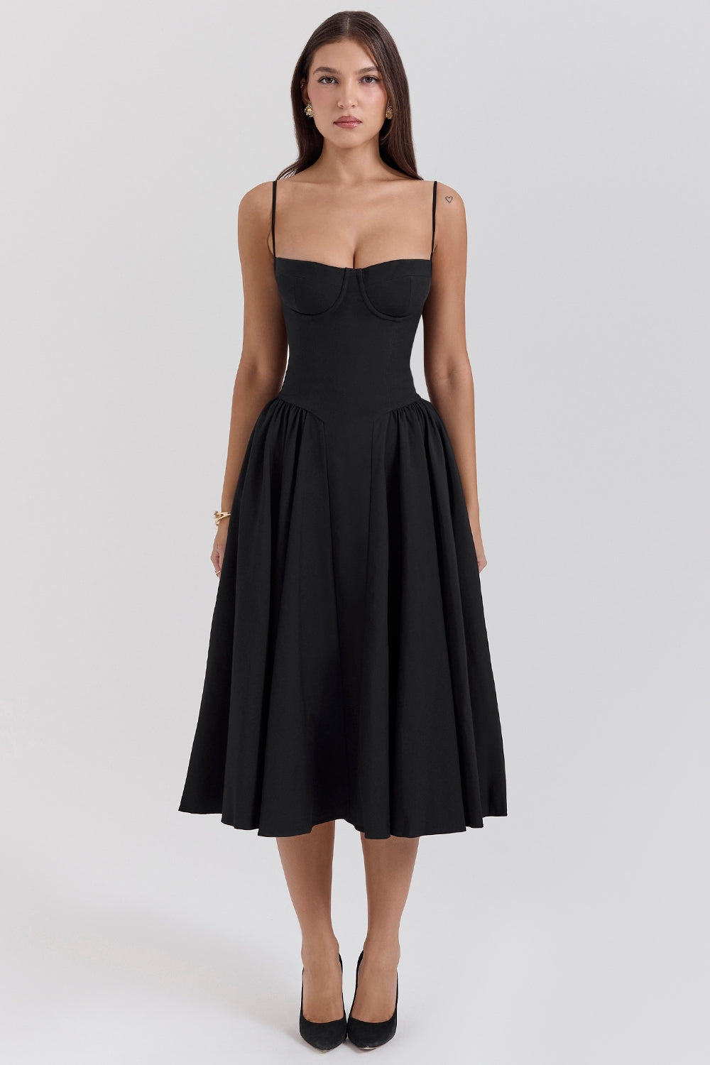 Marlowe & Co | Celine Corset Midi Dress