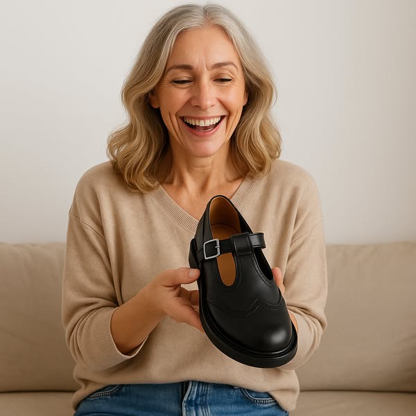 Velda™ | Mary Janes in leather