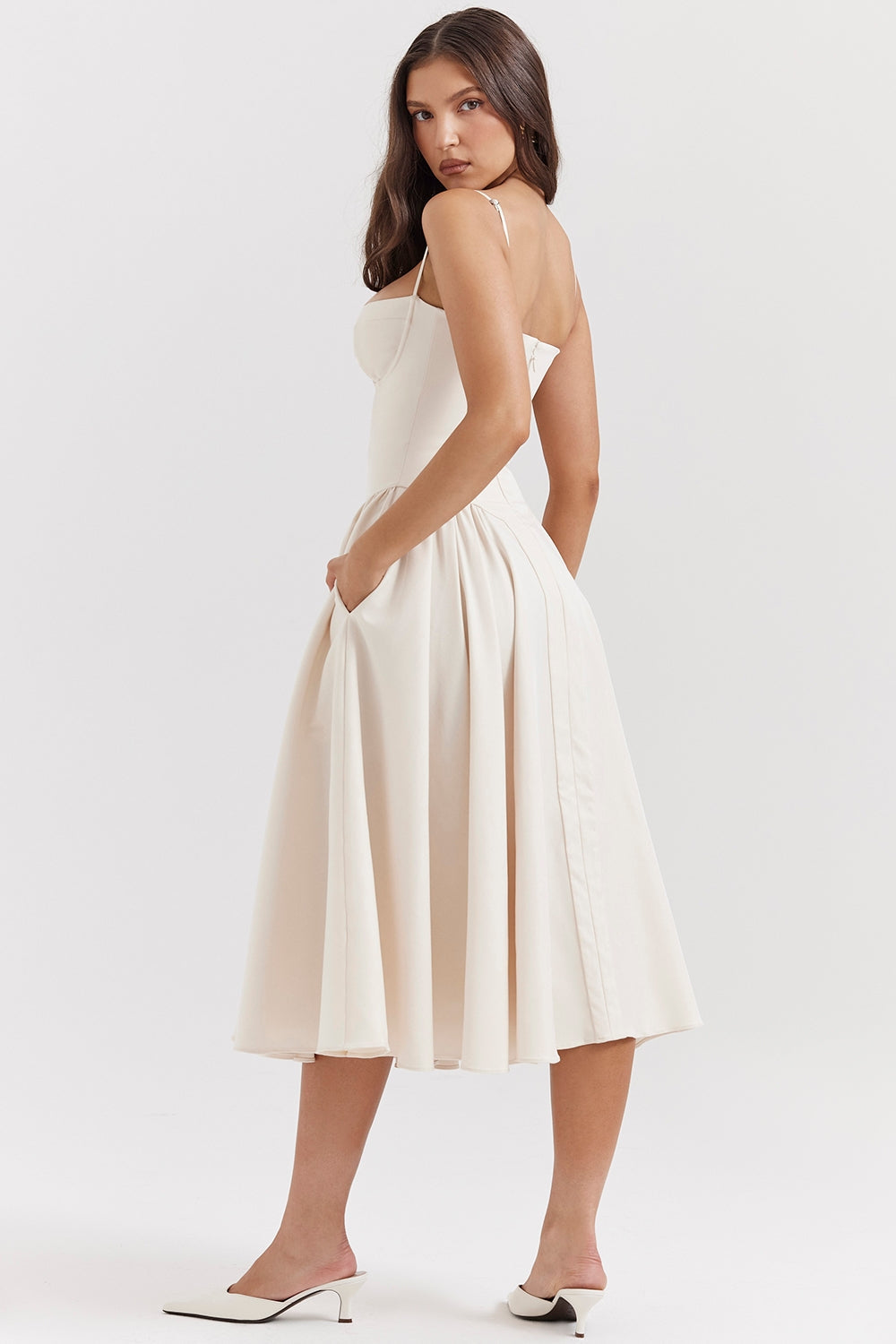 Marlowe & Co | Celine Corset Midi Dress