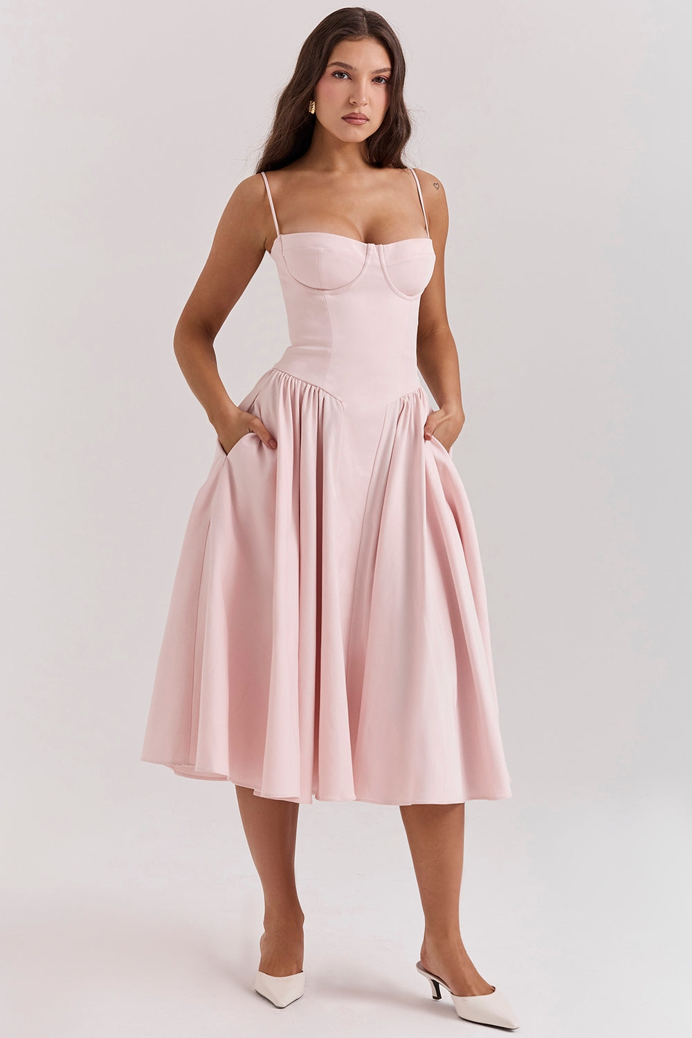 Marlowe & Co | Celine Corset Midi Dress