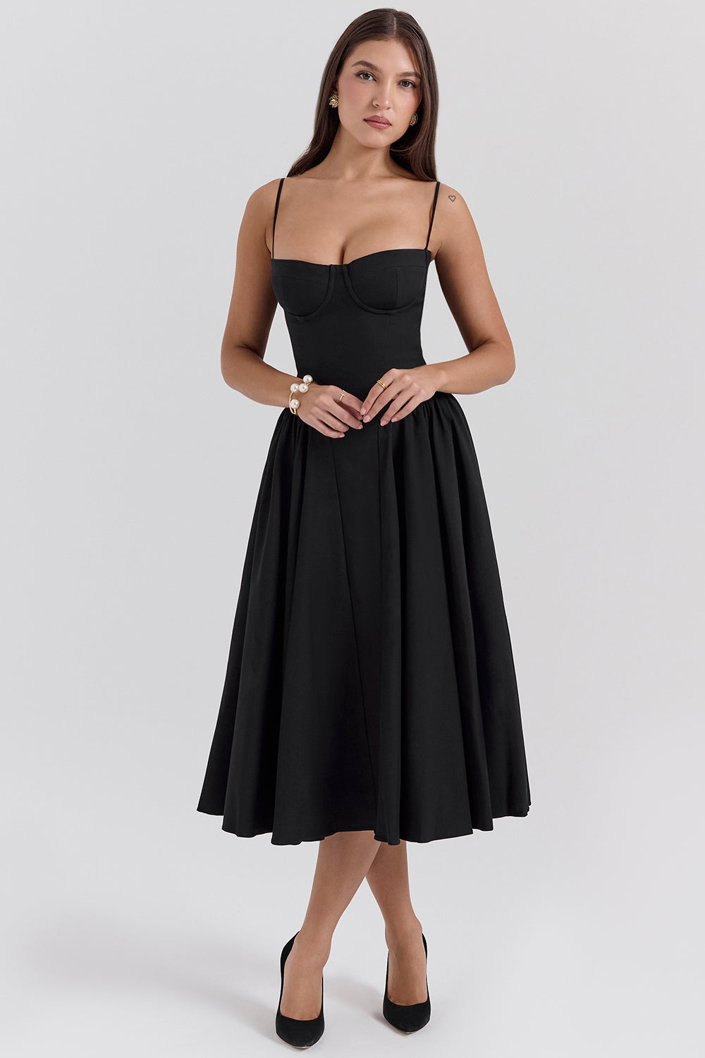Marlowe & Co | Celine Corset Midi Dress