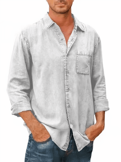 Leandro – Elegant Denim Shirt
