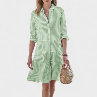 Marlowe & Co | Zerrin - Striped Day Dress