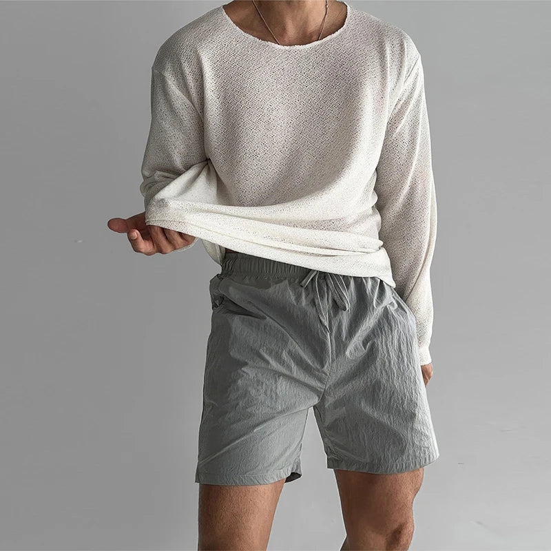 Reinhard – Elegant Hollow Knit T-Shirt