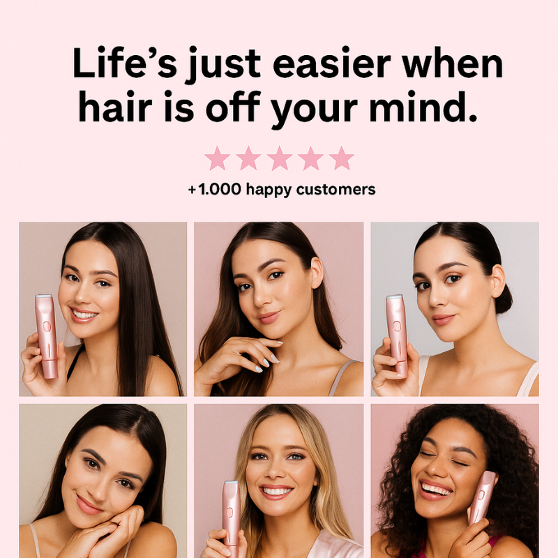 2 in 1 Painless Bikini Hair Trimmer