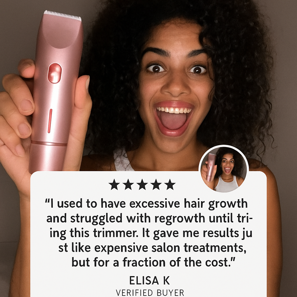 2 in 1 Painless Bikini Hair Trimmer