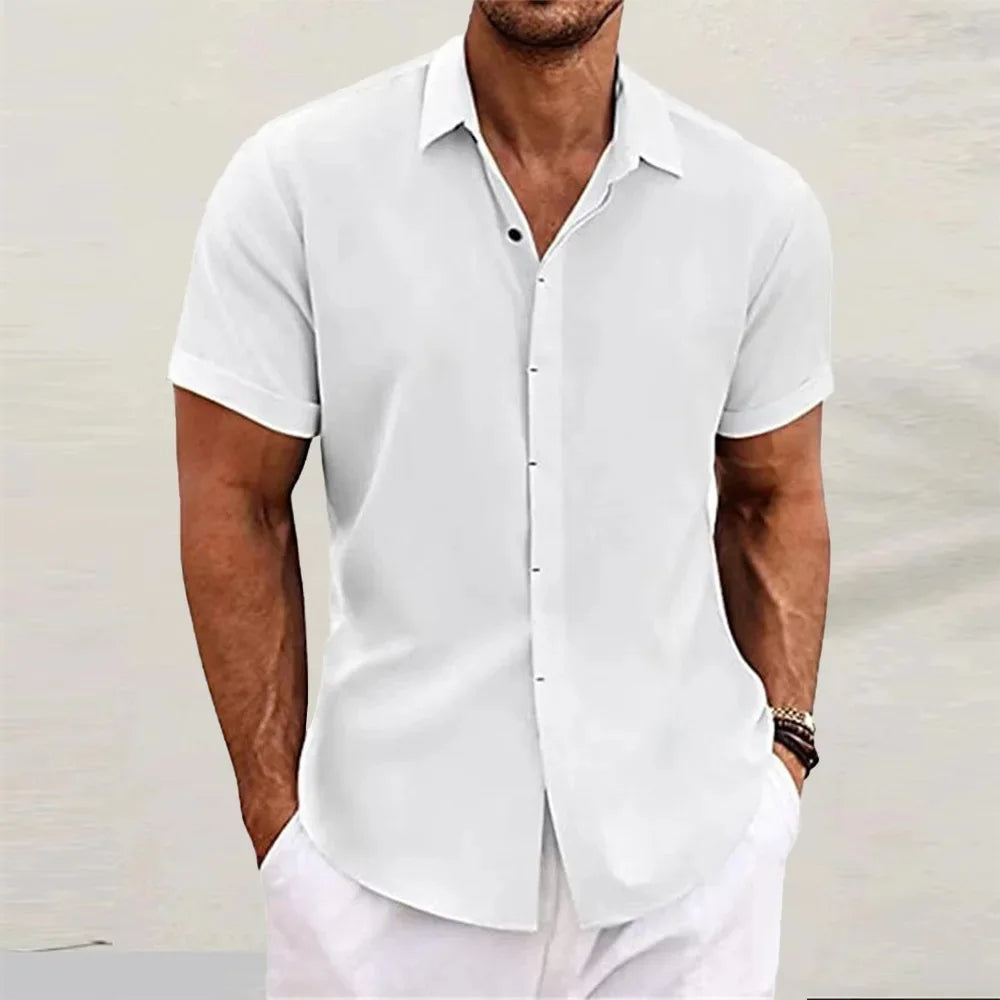 Linen Short-Sleeve Shirt