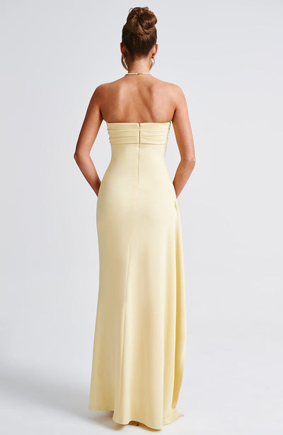 Marlowe & Co | Zafira Maxi Dress - Lemon