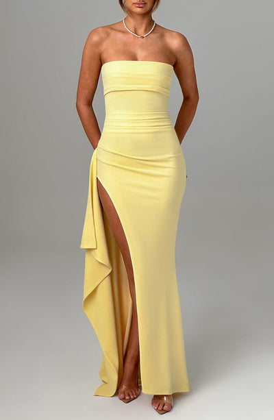 Marlowe & Co | Zafira Maxi Dress - Lemon