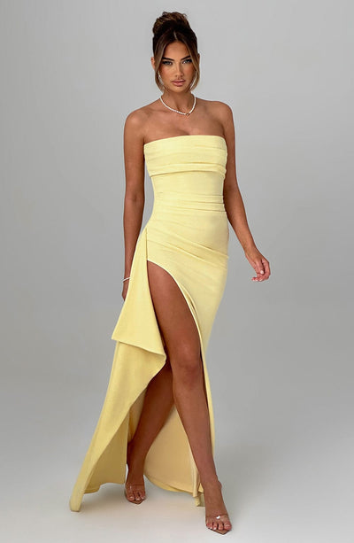 Marlowe & Co | Zafira Maxi Dress - Lemon