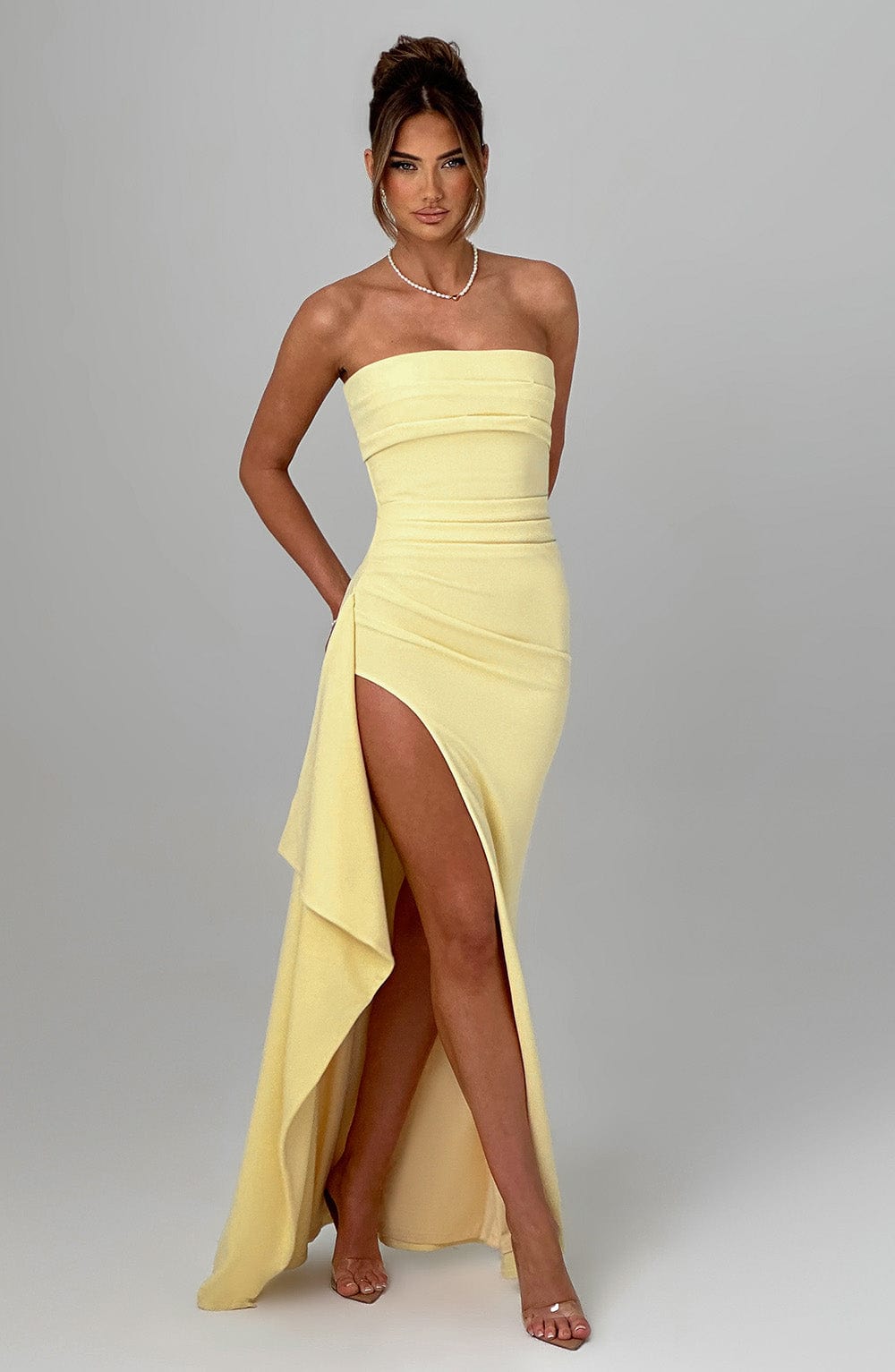 Marlowe & Co | Zafira Maxi Dress - Lemon