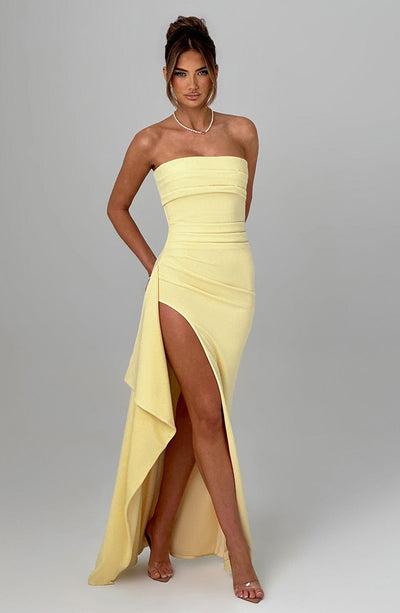 Marlowe & Co | Zafira Maxi Dress - Lemon